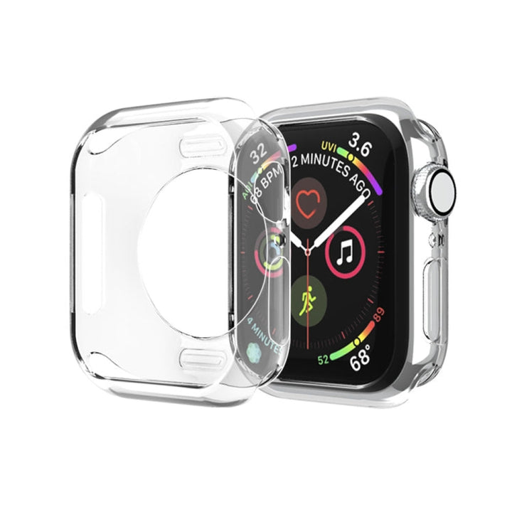 Lisslune | For Apple Watch Series 3 & 2 & 1 38mm Plating TPU Round Hole Hollow Protection Case (Transparent)