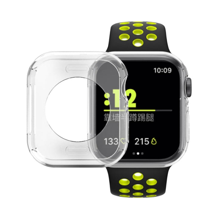 Lisslune | For Apple Watch Series 3 & 2 & 1 38mm Plating TPU Round Hole Hollow Protection Case (Transparent)