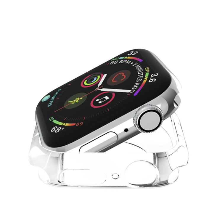 Lisslune | For Apple Watch Series 3 & 2 & 1 38mm Plating TPU Round Hole Hollow Protection Case (Transparent)