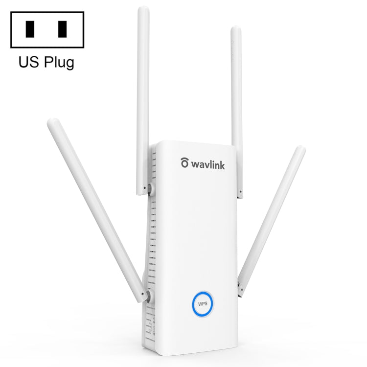 Lisslune | Wavlink AERIAL D4X AX1800Mbps Dual Frequency WiFi Signal Amplifier WiFi6 Extender (US Plug)
