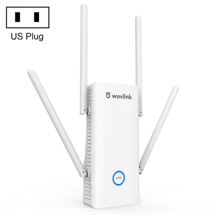 Lisslune | Wavlink AERIAL D4X AX1800Mbps Dual Frequency WiFi Signal Amplifier WiFi6 Extender (US Plug)