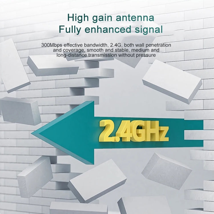 Lisslune | Wavlink WN578W2 300Mbps 2.4GHz WiFi Extender Repeater Home Wireless Signal Booster (AU Plug)