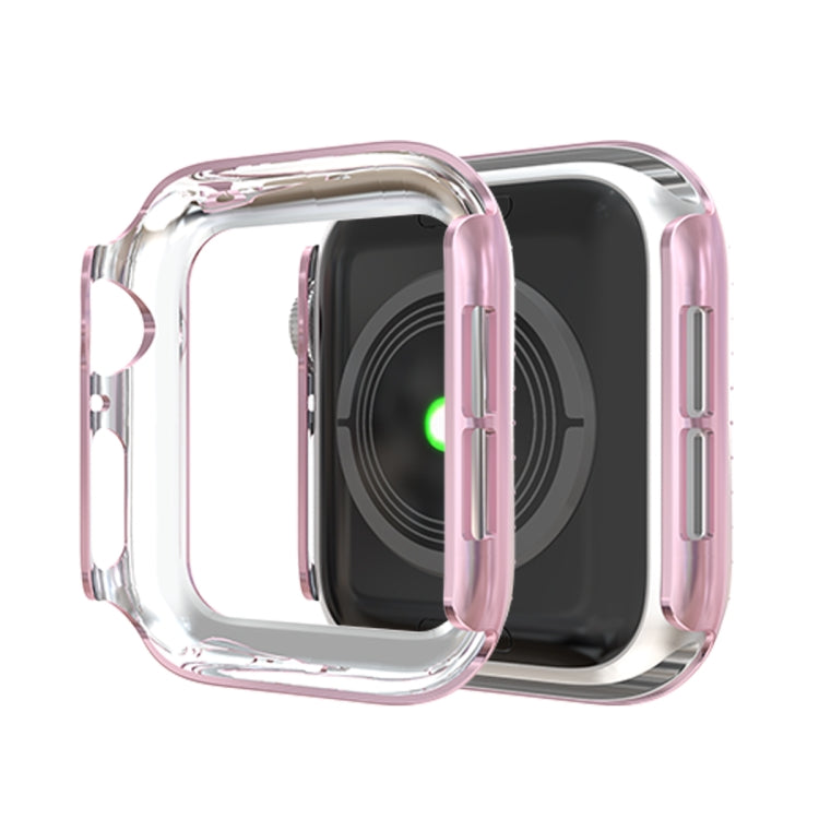 Lisslune | For Apple Watch Series 3 & 2 & 1 38mm Double Row Diamonds PC Protective Case (Rose)
