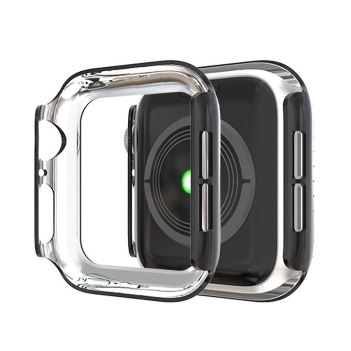 Lisslune | For Apple Watch Series 3 & 2 & 1 38mm Double Row Diamonds PC Protective Case (Black)