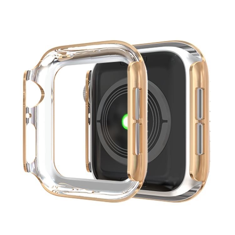 Lisslune | For Apple Watch Series 3 & 2 & 1 38mm Double Row Diamonds PC Protective Case (Rose Gold)