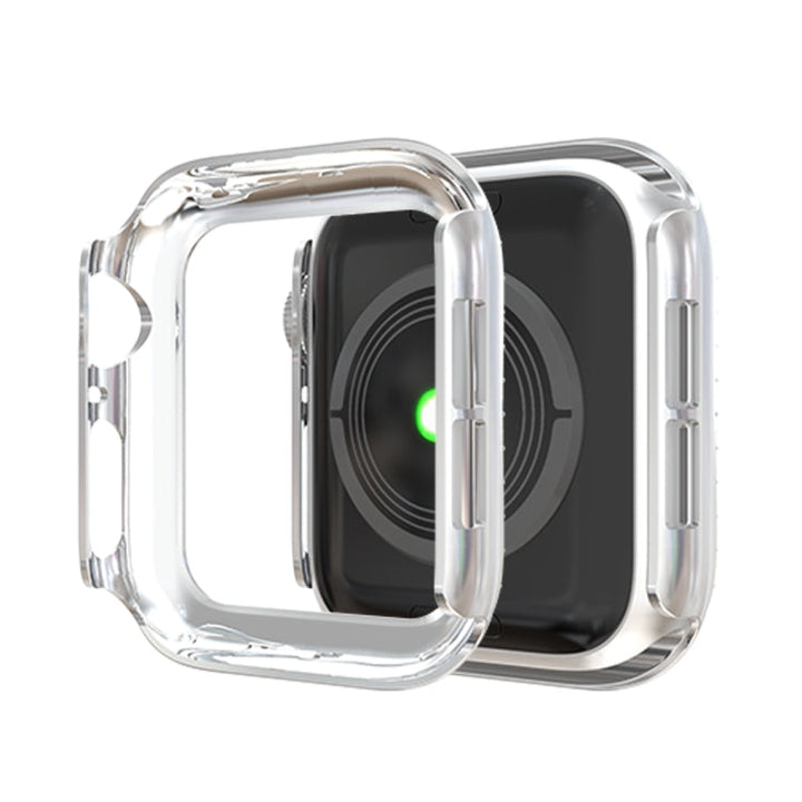 Lisslune | For Apple Watch Series 3 & 2 & 1 38mm Double Row Diamonds PC Protective Case (Silver)