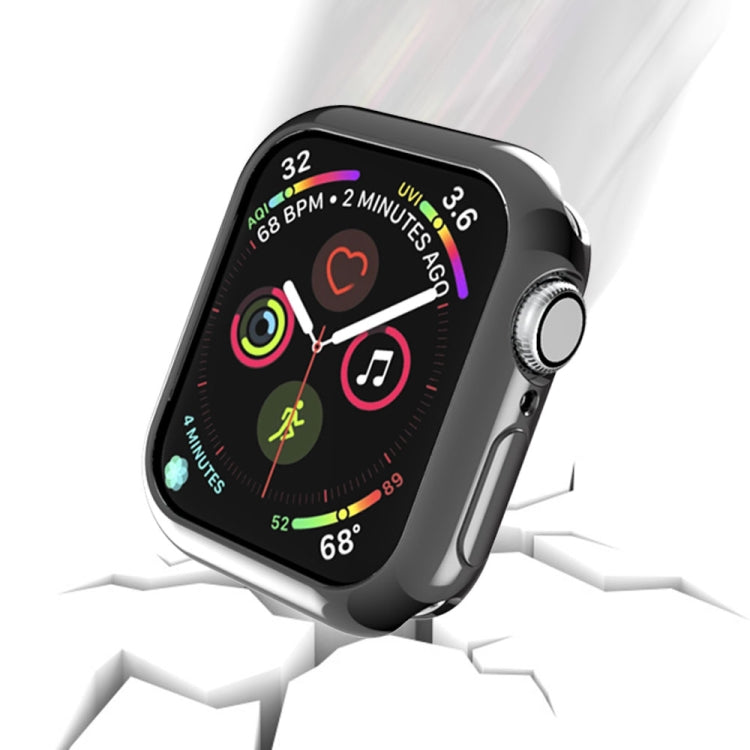 Lisslune | For Apple Watch Series 3 & 2 & 1 42mm Coating TPU Round Hole Hollow Protective Case (Black)