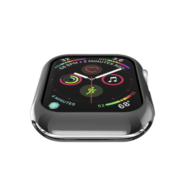 Lisslune | For Apple Watch Series 3 & 2 & 1 42mm Coating TPU Round Hole Hollow Protective Case (Black)