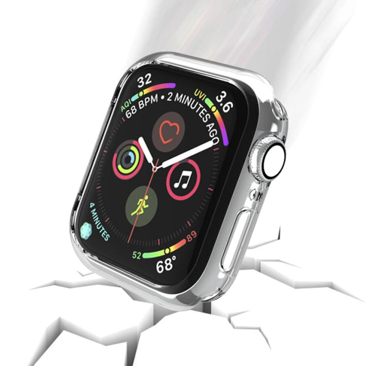 Lisslune | For Apple Watch Series 3 & 2 & 1 42mm Plating TPU Round Hole Hollow Protective Case (Transparent)