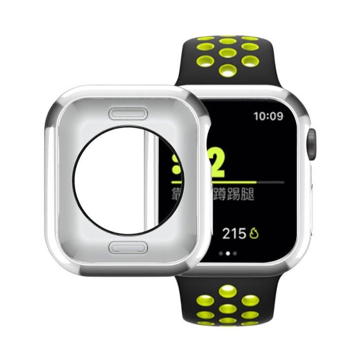 Lisslune | For Apple Watch Series 3 & 2 & 1 42mm Coating TPU Round Hole Refrigerator Protective Case (Silver)