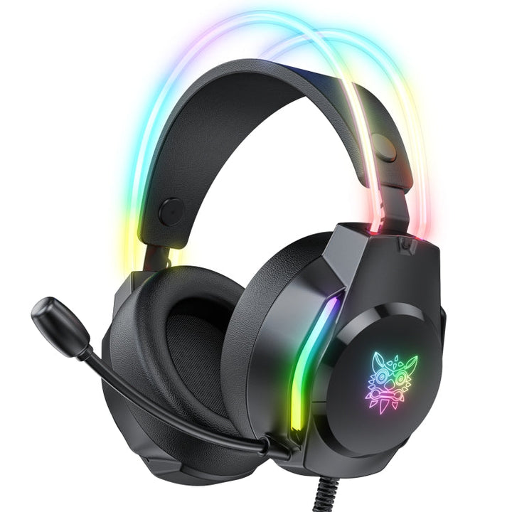 Lisslune | X26 USB+3.5mm RGB Wired Gaming Headset (Black)