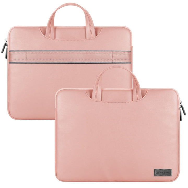 Lisslune | Waterproof PU Laptop Bag Inner Pocket with Power Pack, Size: 13 / 14 inches (Rose Gold)