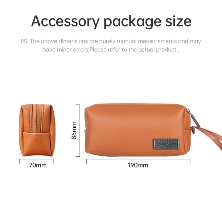 Lisslune | Waterproof PU Laptop Bag Inner Pocket with Power Pack, Size: 13 / 14 inches (Rose Gold)