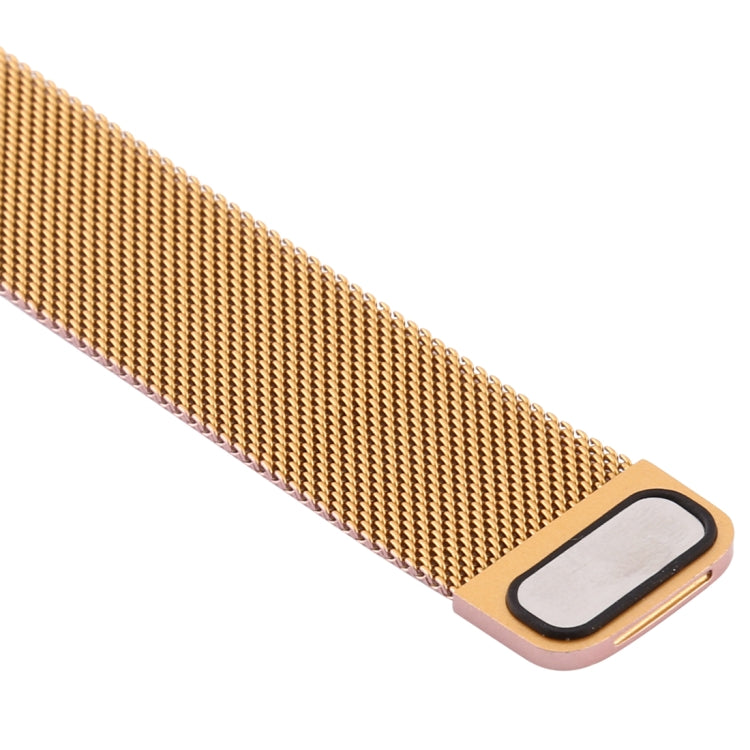 Lisslune | For Apple Watch Series 9&8&7 41mm / SE 3&SE 2&6&SE&5&4 40mm / 3&2&1 38mm Milanese Gradient Stainless Steel Bracelet (Gold+Rose Gold)