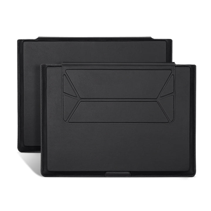 Lisslune | 13-14 inch Universal Laptop Magnetic Holder Stitch Inner Pocket (Black)