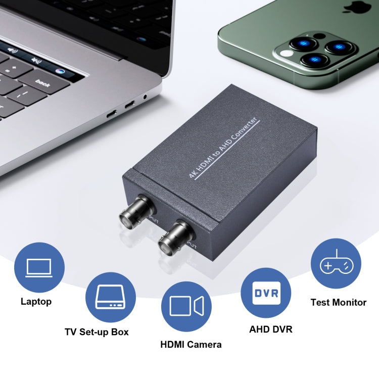 Lisslune | NK-C9 HDMI to AHD 1080P HD Video Converter (Gray)