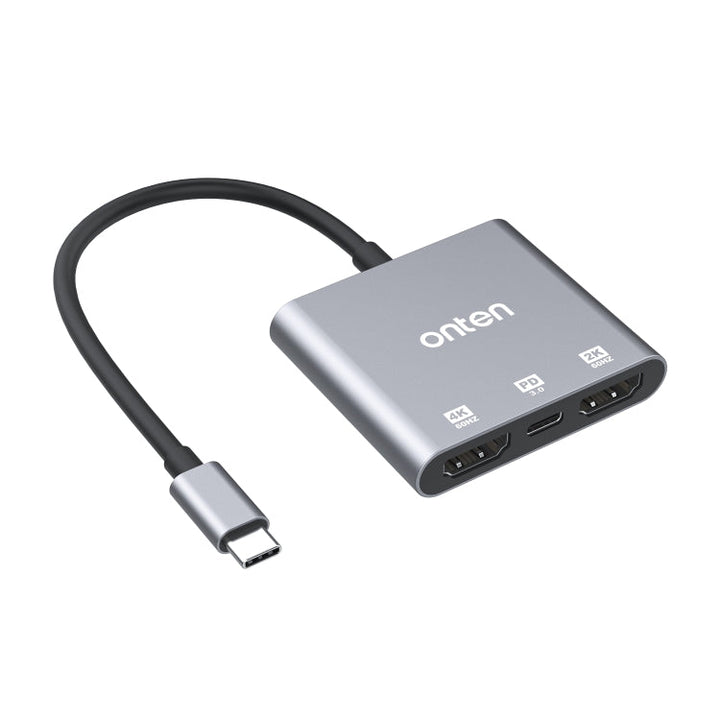 Lisslune | Onten 9175S 3 in 1 USB-C / Type-C to HDMI Adapter (Gray)