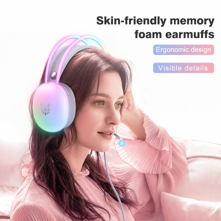 Lisslune | ONIKUMA X25 RGB Gaming Headset with Cable (Gray)