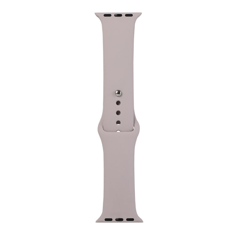 Lisslune | For Apple Watch Series 9&8&7 41mm / SE 3&SE 2&6&SE&5&4 40mm / 3&2&1 38mm Silicone watch band, long section (Men)(Lavender Purple)