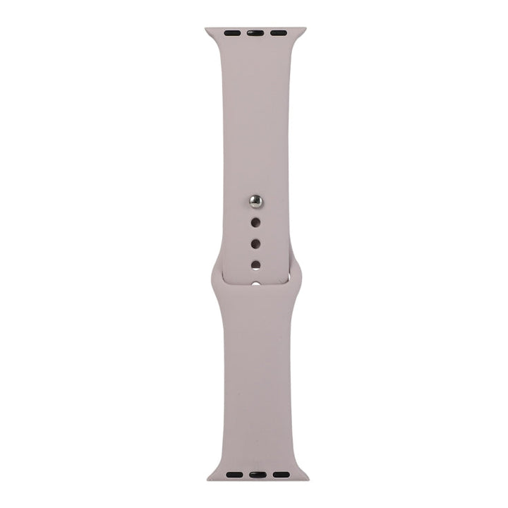 Lisslune | For Apple Watch Ultra 49mm & Watch Ultra 2 49mm / Series 9 & 8 & 7 45mm / SE 3 & SE 2 & 6 & SE & 5 & 4 44mm / 3 & 2 & 1 42mm Silicone Watch Band, Long Section (Men) (Lavender Purple)