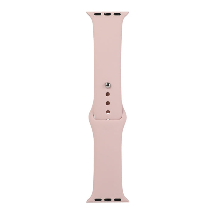 Lisslune | For Apple Watch Ultra 49mm & Watch Ultra 2 49mm / Series 9 & 8 & 7 45mm / SE 3 & SE 2 & 6 & SE & 5 & 4 44mm / 3 & 2 & 1 42mm Silicone watch band, Long section (Men) (Sandrose)