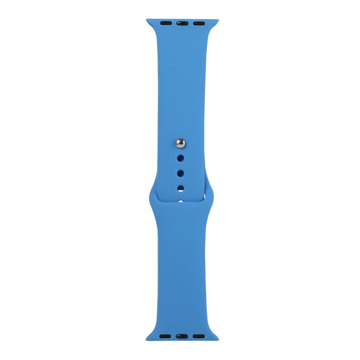 Lisslune | For Apple Watch Series 9&8&7 41mm / SE 3&SE 2&6&SE&5&4 40mm / 3&2&1 38mm Silicone Watch Band, Short Section (Female)(Wave Color)
