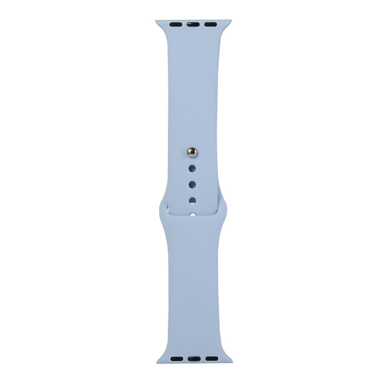 Lisslune | For Apple Watch Ultra 49mm & Watch Ultra 2 49mm / Series 9 & 8 & 7 45mm / SE 3 & SE 2 & 6 & SE & 5 & 4 44mm / 3 & 2 & 1 42mm Silicone Watch Strap, Short Piece (Female) (Lilac Purple)