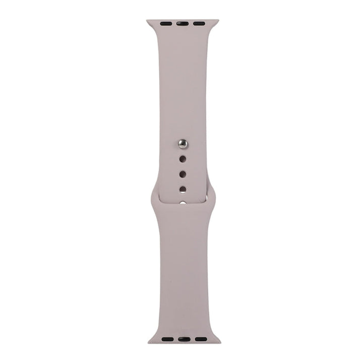 Lisslune | For Apple Watch Ultra 49mm & Watch Ultra 2 49mm / Series 9 & 8 & 7 45mm / SE 3 & SE 2 & 6 & SE & 5 & 4 44mm / 3 & 2 & 1 42mm Silicone Watch Strap, Short Section (female) (Lavender Purple)