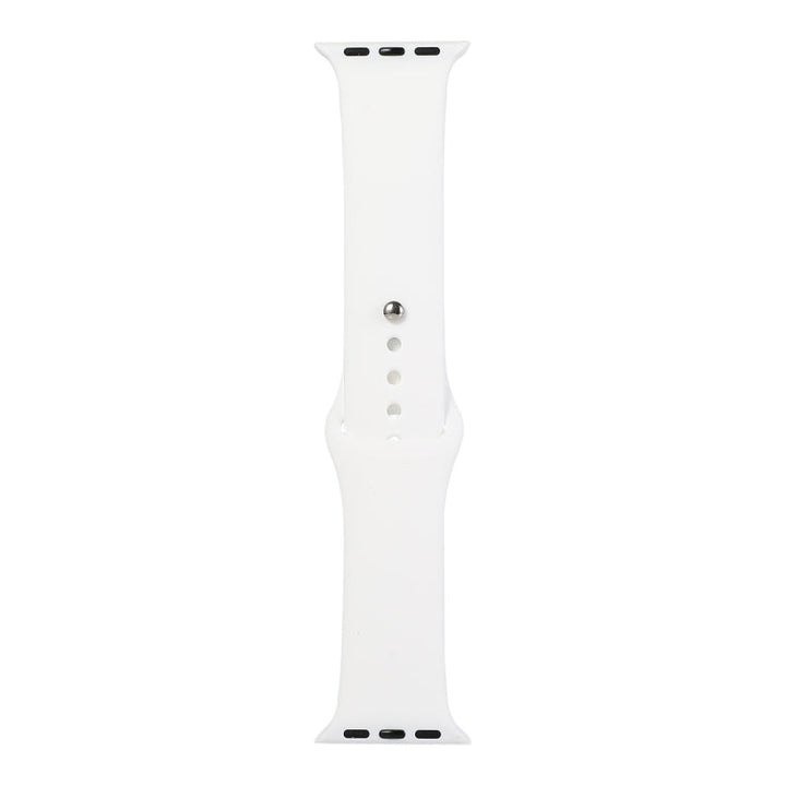 Lisslune | For Apple Watch Ultra 49mm&Watch Ultra 2 49mm / Series 9&8&7 45mm / SE 3&SE 2&6&SE&5&4 44mm / 3&2&1 42mm Silicone Watch Band, Short Section (female)(White)