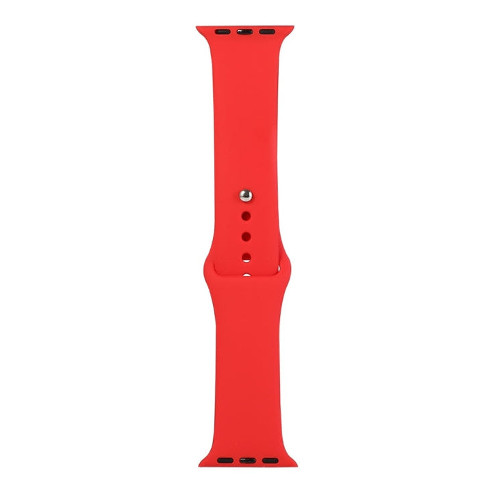 Lisslune | For Apple Watch Ultra 49mm&Watch Ultra 2 49mm / Series 9&8&7 45mm / SE 3&SE 2&6&SE&5&4 44mm / 3&2&1 42mm Silicone Watch Band, Short Segment (female)(Red)