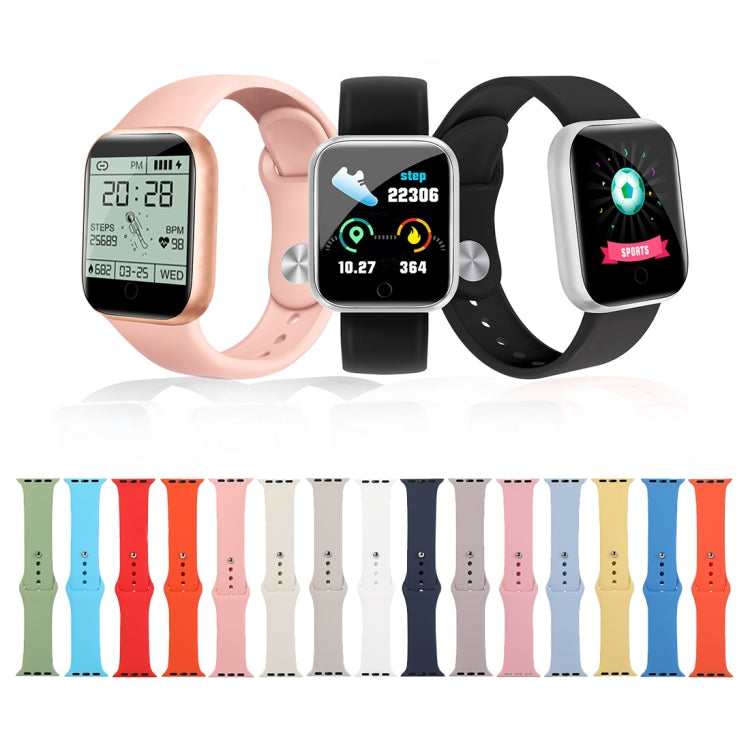 Lisslune | For Apple Watch Ultra 49mm&Watch Ultra 2 49mm / Series 9&8&7 45mm / SE 3&SE 2&6&SE&5&4 44mm / 3&2&1 42mm Silicone Watch Band, Short Segment (female)(Red)