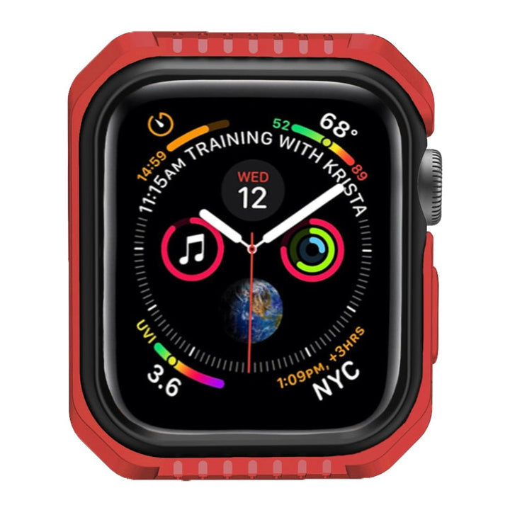 Lisslune | For Apple Watch Series 3 & 2 & 1 42mm Shockproof Two-Colored Protective Case (Red Black)