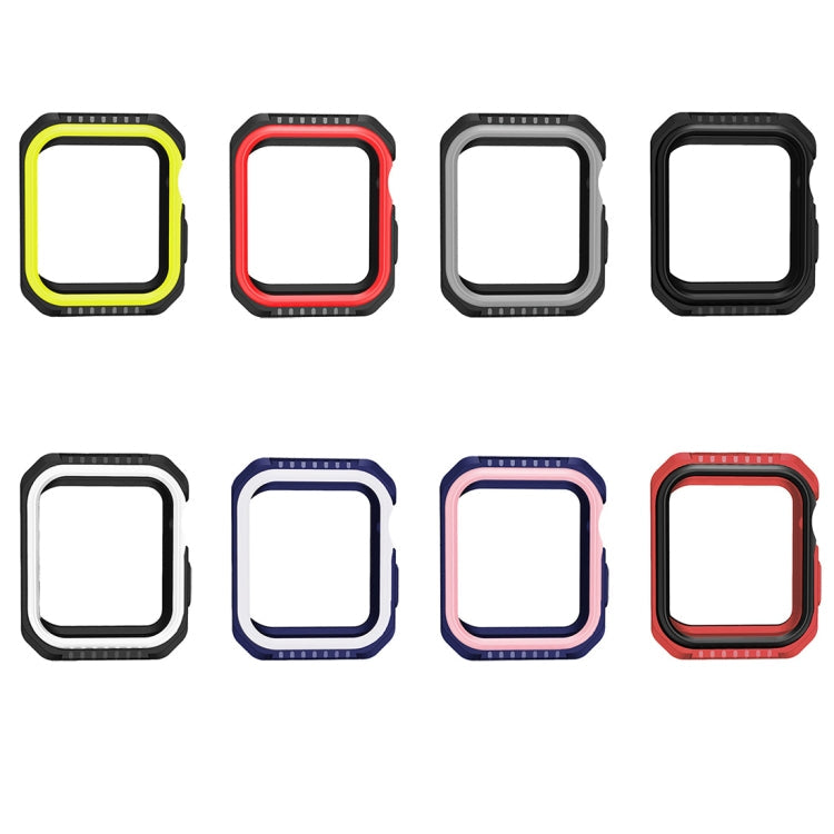 Lisslune | For Apple Watch Series 3 & 2 & 1 42mm Shockproof Two-Colored Protective Case (Red Black)