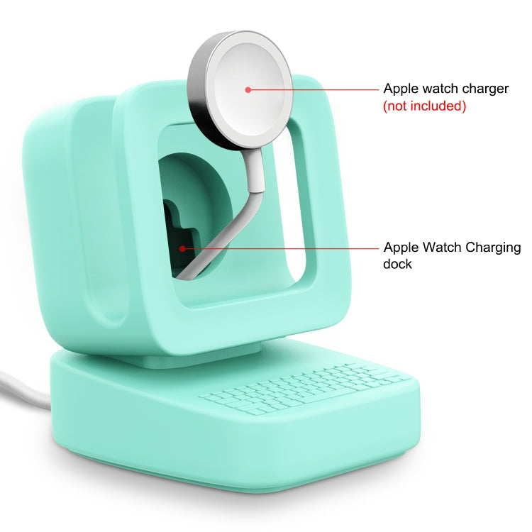 Lisslune | For Apple Watch 44/42/40/38mm Retro Watch Stand Holder (Mint Green)
