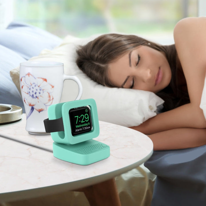 Lisslune | For Apple Watch 44/42/40/38mm Retro Watch Stand Holder (Mint Green)