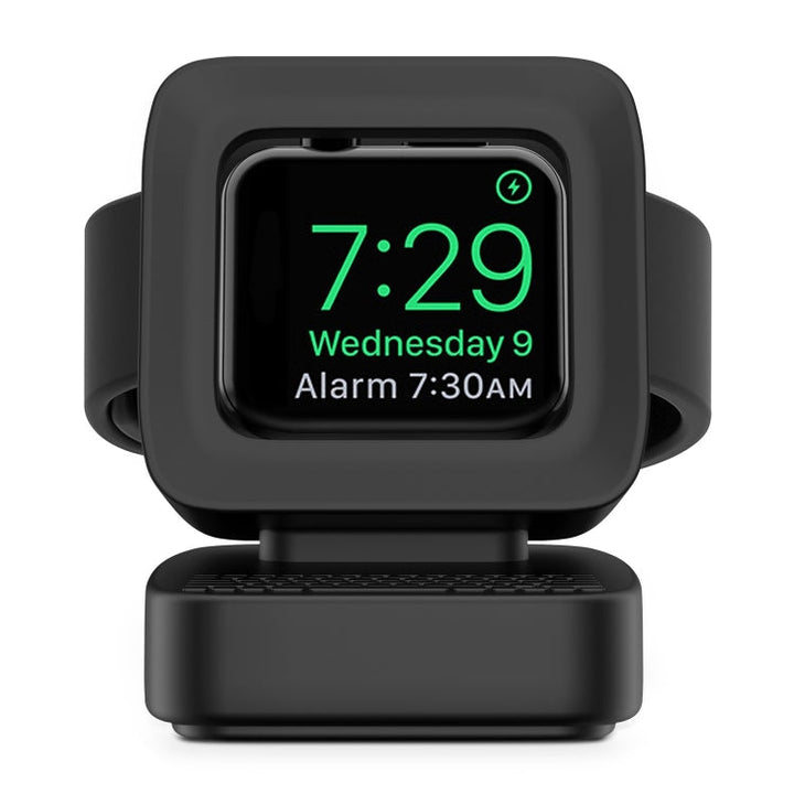 Lisslune | For Apple Watch 44/42/40/38mm Retro Watch Stand Holder (Black)
