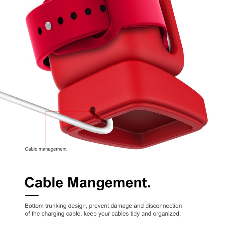 Lisslune | For Apple Watch 44/42/40/38mm Retro Watch Stand Holder (Red)
