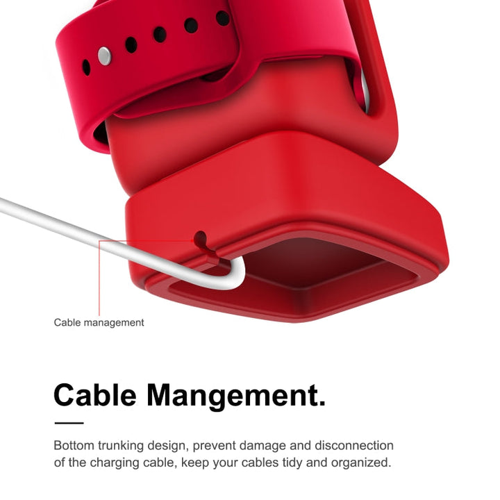 Lisslune | For Apple Watch 44/42/40/38mm Retro Watch Stand Holder (Red)