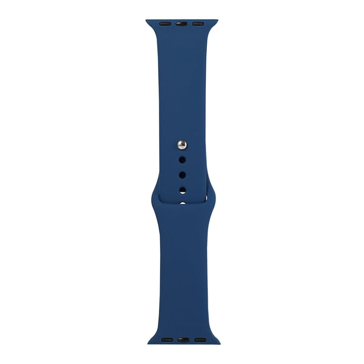 Lisslune | For Apple Watch Series 9&8&7 41mm / SE 3&SE 2&6&SE&5&4 40mm / 3&2&1 38mm Silicone Watch Band, Short Section (Female)(Ocean Blue)