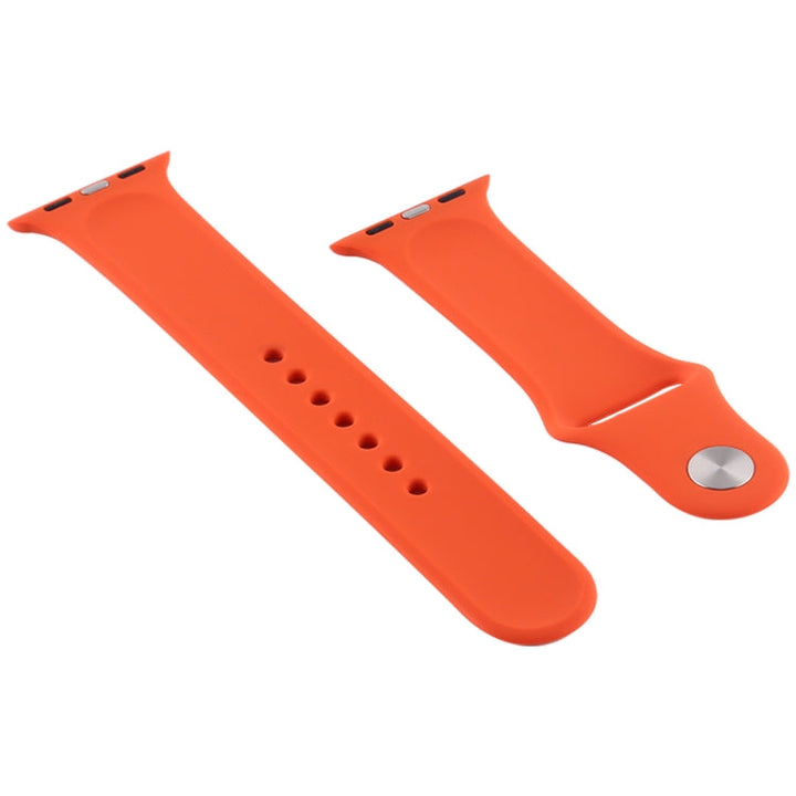 Lisslune | For Apple Watch Ultra 49mm&Watch Ultra 2 49mm / Series 9&8&7 45mm / SE 3&SE 2&6&SE&5&4 44mm / 3&2&1 42mm Silicone Watch Band, Short Section (female)(Blue Gray)