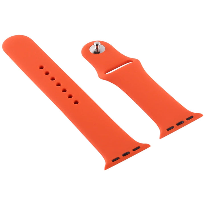 Lisslune | For Apple Watch Ultra 49mm&Watch Ultra 2 49mm / Series 9&8&7 45mm / SE 3&SE 2&6&SE&5&4 44mm / 3&2&1 42mm Silicone Watch Band, Short Section (female)(Blue Gray)