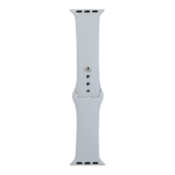 Lisslune | For Apple Watch Ultra 49mm&Watch Ultra 2 49mm / Series 9&8&7 45mm / SE 3&SE 2&6&SE&5&4 44mm / 3&2&1 42mm Silicone Watch Band, Short Section (female)(Blue Gray)