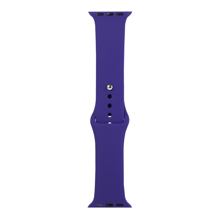 Lisslune | For Apple Watch Ultra 49mm&Watch Ultra 2 49mm / Series 9&8&7 45mm / SE 3&SE 2&6&SE&5&4 44mm / 3&2&1 42mm Silicone Watch Band, Long Section (Men)(Dark Purple)