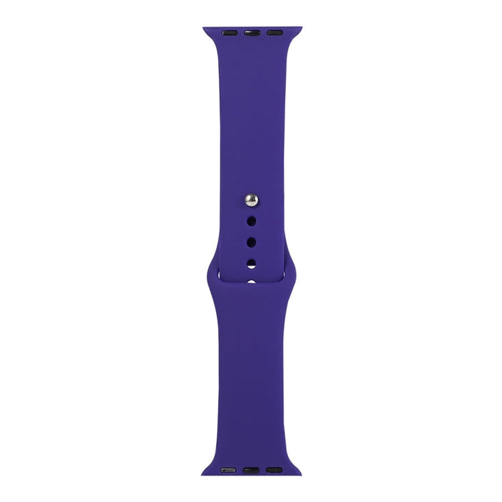 Lisslune | For Apple Watch Ultra 49mm&Watch Ultra 2 49mm / Series 9&8&7 45mm / SE 3&SE 2&6&SE&5&4 44mm / 3&2&1 42mm Silicone Watch Band, Long Section (Men)(Dark Purple)