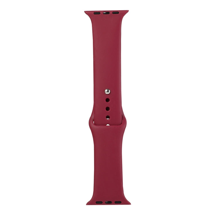 Lisslune | For Apple Watch Series 9&8&7 41mm / SE 3&SE 2&6&SE&5&4 40mm / 3&2&1 38mm Silicone Watch Strap, Long Section (Men)(Cherries)