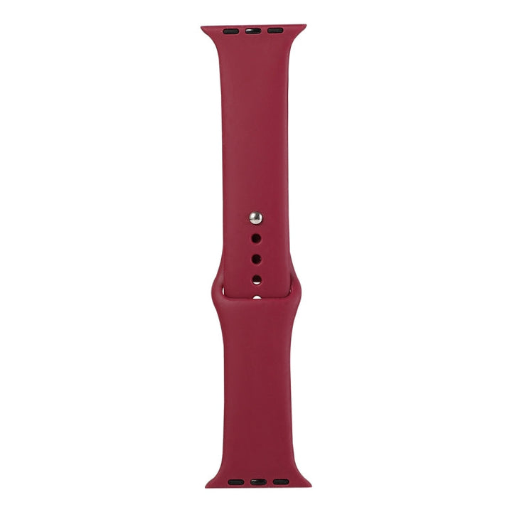 Lisslune | For Apple Watch Series 9&8&7 41mm / SE 3&SE 2&6&SE&5&4 40mm / 3&2&1 38mm Silicone Watch Strap, Long Section (Men)(Cherries)