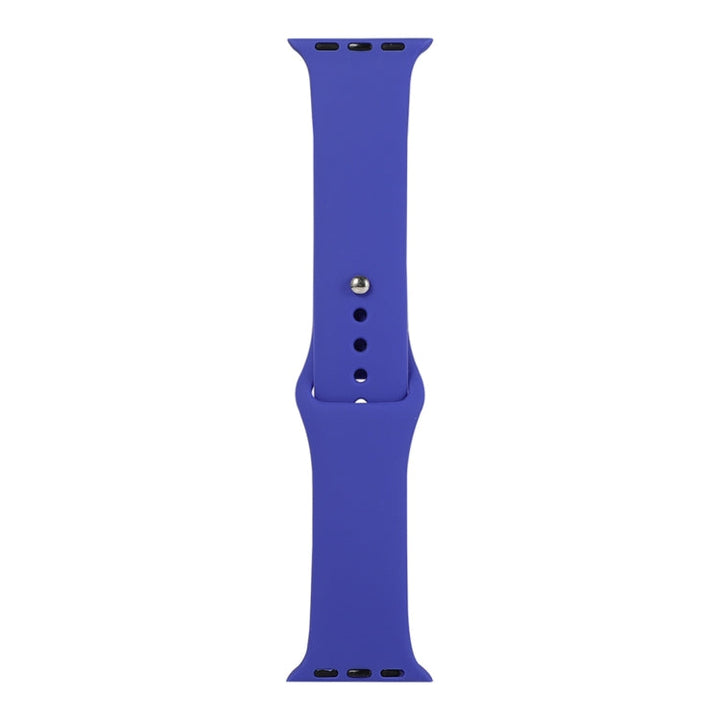 Lisslune | For Apple Watch Series 9&8&7 41mm / SE 3&SE 2&6&SE&5&4 40mm / 3&2&1 38mm silicone watch band, long section (men)(dark sapphire)