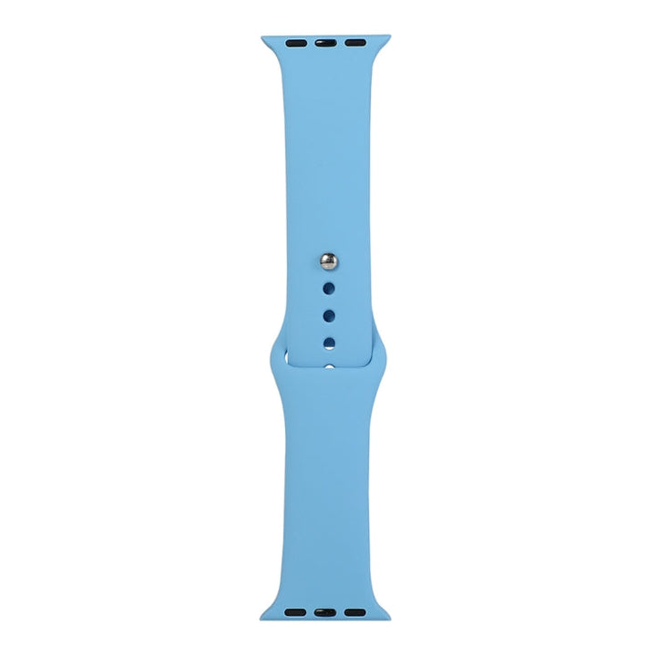 Lisslune | For Apple Watch Series 9&8&7 41mm / SE 3&SE 2&6&SE&5&4 40mm / 3&2&1 38mm Silicone Watch Strap, Long Section (Men)(Chrysanthemum)