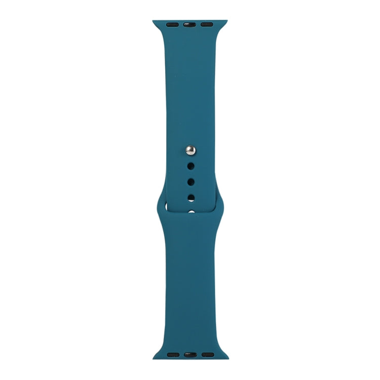 Lisslune | For Apple Watch Series 9&8&7 41mm / SE 3&SE 2&6&SE&5&4 40mm / 3&2&1 38mm Silicone Watch Band, Short Section (Women's)(Star Blue)