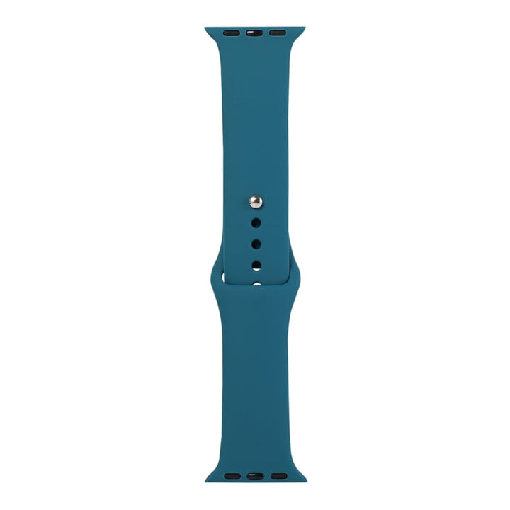 Lisslune | For Apple Watch Series 9&8&7 41mm / SE 3&SE 2&6&SE&5&4 40mm / 3&2&1 38mm Silicone Watch Band, Short Section (Women's)(Star Blue)